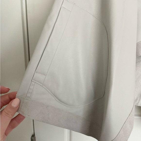 Reversible faux leather and suede jacket - Picture 3 of 7